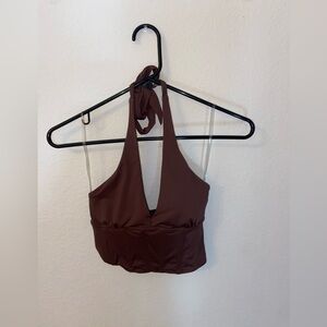 Hollister halter tie top corset